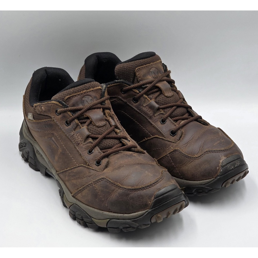 Merrell Moab Adventure Lace Waterproof Hiking Shoes Men's 8.5 Brown J91825